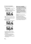 Page 8080VQT1Y00
∫Frame-by-frame playback
The motion picture is advanced one frame at a 
time.
1 Pause the playback.
≥When the operation icon disappears, touch 
the screen to display the icon again.
2Touch . (Touch   to advance the frames one at a 
time in the reverse direction.)
≥ Normal playback is restored when you touch 
.
≥ When the frames are advanced one at a time 
in the reverse direction, they will be shown in 
intervals of 0.5 seconds.
∫ Direct playback
1) Touch  1 to display the direct playback bar....