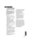 Page 137137VQT2U72
Others
About copyright
∫Carefully observe copyright 
laws
Whatever you have recorded and created 
can be used for your personal 
entertainment only. Under copyright 
laws, other materials cannot be used 
without obtaining permission from the 
holders of the copyrights.
∫Licenses
≥SDXC Logo is a trademark of SD-3C, 
LLC.
≥ “AVCHD” and the “AVCHD” Logo are 
trademarks of Panasonic Corporation and 
Sony Corporation.
≥ Manufactured under license from Dolby 
Laboratories.
Dolby and the double-D...