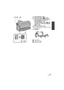 Page 1717VQT2M51
27 Status indicator (l28)
28 Photoshot button [ ] ( l36)
29 Zoom lever [W/T] (In Motion Picture  Recording Mode or Still Picture 
Recording Mode) (l 51)
Thumbnail display switch [ / ]/
Volume lever [ sVOL r] (In Playback 
Mode) ( l42)
30 DC input terminal ( l23)
≥ Do not use any other AC adaptors except 
the supplied one.
31 Grip belt
1 Flip the belt.
2 Adjust the length.
3 Replace the belt.292827
31
30
HDCSD60_TM60_HS60-P_PC-VQT2M51_eng.book  17 ページ  ２０１０年１月１８日　月曜日　午前１１時３３分 