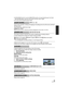 Page 4545VQT3J15
≥If [ECONOMY] ( l44) is set to [5 MINUTES] and the unit automatically goes into Quick 
Start Standby Mode, close the LCD monitor and then open it again.
≥ Turn the unit off using the power button.
Touch screen operation, starting and stopping of recording and unit on/off can be confirmed 
with this sound. (Volume low)/ (Volume high)
2 Beeps for 4 times
When an error occurs. Check the sentence displayed on the screen. ( l126)
This makes it easier to view the LCD monitor in bright places...