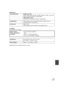 Page 131131VQT1N45
Still pictures
AC adaptor
Information for your safety
Specifications may change without prior notice.
Recording media SD Memory Card:
8 MB, 16 MB, 32 MB, 64 MB, 128 MB, 256 MB, 512 MB, 1 GB, 2 GB 
(FAT12 and FAT16 system corresponding)
SDHC Memory Card:
4 GB, 8 GB, 16 GB (FAT32 system corresponding)
CompressionJPEG (Design rule for Camera File system, based on Exif 2.2 
standard), DPOF corresponding
Picture size1920k1080
Refer to page 43 for the number of recordable pictures.
Power source:...