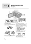 Page 1616VQT1N45
Before using
1
Parts identification and 
handling
1 LCD monitor open part
2 LCD monitor (l32)
Pull the LCD monitor out in the direction of the 
arrow with your fingers.
≥It can open up to 90o.
≥It can rotate up to 180o A towards the lens or 
90o B towards the opposite direction.3 Optical image stabilizer button [ , 
O.I.S.] (l45)
4 Mode select switch [AUTO/MANUAL/
FOCUS] (l35, 59)
5 Reset button [RESET] (l118)
6 Cursor button
Use the cursor button to select the recording 
functions and playback...