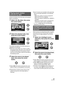 Page 6767VQT1N45
Scenes recorded on the same day can be played 
back in succession.
1Select   (By date), then press 
the cursor button.
2Select the playback date, then 
press the cursor button.
The scenes recorded on the date selected are 
displayed as thumbnails.
≥Move the cursor button up or down to select 
the playback date. Move the cursor button left 
to select the last date of the previous month, 
and move it to the right to select the last date of 
the following month.
3Select the scene to be played...