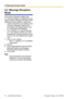 Page 325.5  Message Reception
Mode
If you have an interview mailbox (see
5.4  Interview Mailbox) in additional to your
regular mailbox, Message Reception Mode
determines which mailbox is used when:
• Calls are directed to your mailbox by the
"Leaving a Message" setting of the
Incomplete Call Handling feature (see
5.2  Incomplete Call Handling).
• Your extension is a Logical Extension (i.e., your mailbox receives your calls
automatically, perhaps because you do
not have your own telephone for regular...