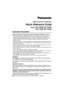 Page 1Digital Proprietary Telephones
Quick Reference Guide
Model  KX-T7625 KX-T7630
KX-T7633 KX-T7636
Important Information
When using the KX-T7600 series, keep the following conditions in mind.
• If there is any problem, unplug the extension line and connect a known working phone.  If 
the known working phone operates properly, have the defective phone repaired by a 
specified Panasonic Factory Servicenter.  If the known working phone does not operate 
properly, check the KX-TDA series Business Telephone...