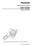 Page 1User Guide
Model No. KX-T7667
Digital Proprietary Telephone 
Please read this guide before using and save for future reference. 
Document Version: 2006-02 