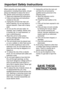 Page 2020
When using this unit, basic safety 
precautions, including those below, should 
always be followed to reduce the risk of 
fire, electric shock and injury to persons.
1. Read and understand all instructions.
2. Follow all warnings and instructions
marked on this unit.
3. Unplug this unit from the main unit 
before cleaning. Do not use liquid or 
aerosol cleaners. Clean with a damp 
cloth.
4. Do not use the unit near water, for 
example, near a bathtub, kitchen sink, 
or laundry tub, in a wet basement,...