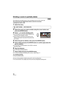 Page 7070VQT4C31
Dividing a scene to partially delete
This divides the recorded scenes in two and deletes the front half or back half.
The scenes that were deleted after division cannot be recovered.
≥Change the mode to  .
1Select the menu.
2Select the scene you wish to divide using the cursor button and 
press the ENTER button.
3Select  to set the dividing point.≥It is convenient to use Slow-motion Playback and 
Frame-by-frame Playback. ( l63)
≥ Set to at least 2 seconds for the portions to be 
deleted and at...