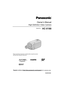 Page 1Owner’s Manual
High Definition Video Camera
Model No.HC-V180
Please read these instructions carefully before using this product,
and save this manual for future use.
SQW0490
until 
2015/12/8
Register online at http://shop.panasonic.com/support (U.S. customers only) 