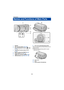 Page 6- 6 -
1Speaker
2 A/V connector [A/V] ( l90, 103)
3 Recording/playback button [ / ] 
(l 15)
4 Level Shot Function button [ ] 
(l 38)
5 Battery release lever [BATT] ( l9)
6 Power button [ ] (l 14)
7 HDMI mini connector [HDMI] ( l90)
8 USB terminal 
[] (l 95, 101 , 11 4) 9
Lens cover opening/closing switch
When not using the unit, close the lens cover to 
protect the lens.
≥ Slide the opening/closing switch to open/
close the cover.
10 Lens cover
11 Lens
12 Internal stereo microphones
Preparation
Names and...