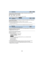 Page 45- 45 -
You can check if the image is level while recording. The function can also be used to 
estimate the balance of the composition.
It will switch every time the icon is selected. #   #  #Setting canceled
≥ The guidelines do not appear on the images actually recorded.
A more impressive image can be obtained by focusing on the object only in close-up and 
shading off the background.
≥ The unit can focus on the subject at a distance of approx. 70 cm (28 q).
≥ If you set the Tele Macro function when the...