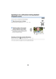 Page 59- 59 -
Zooming in on a still picture during playback 
(Playback zoom)
You can zoom in on still pictures during playback.
1Move the zoom lever to  side.≥You can zoom to a maximum of 4 a. (1 k #  2k  #  4k )
2Shift the position of the zoomed 
portion using the cursor button.
≥ The location of the zoom displays for about 
1 second when zooming in (zooming out) or 
moving the displayed location.
Zooming out from the zoomed still pictureMove the zoom lever to  side to zoom out. (4 k #  2k  #  1k )
≥ The more...