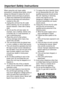 Page 13Important Safety Instructions
When using this unit, basic safety 
precautions, including those below, should 
always be followed to reduce the risk of 
fire, electric shock and injury to persons.
1. Read and understand all instructions.
2. Follow all warnings and instructions
marked on this unit.
3. Unplug this unit from the AC outlet
before cleaning. Do not use liquid or 
aerosol cleaners. Clean with a damp 
cloth.
4. Do not use the unit near water, for 
example, near a bathtub, kitchen sink, 
or...