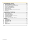 Page 1212 Operating Manual
2 Operator/Manager Operation............................................................. 135
2.1 Operator/Manager Service Features ........................................................................... 136
2.1.1 Call Log, Incoming in the Common Area—CLEAR ALL ................................................. 136
2.1.2 Call Log Display Lock, Incoming in the Common Area ................................................... 136
2.1.3 Common BV Outgoing Messages...