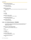 Page 2962.10 [4] Extension
296 PC Programming Manual
Programming Manual References
2.10.2 [4-1-2] Wired Extension—FWD/DND
Feature Manual References
1.6.6 FWD (Call Forwarding)
FWD No Answer Time
Indicates the length of time that an incoming call rings at the extension before the call is forwarded 
(reference only).
Default
15 s
Value Range
0–120 s
Maintenance Console Location
2.10.1 [4-1-1] Wired Extension—Extension Settings
Programming Manual References
2.10.2 [4-1-2] Wired Extension—FWD/DND
Feature Manual...