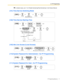 Page 172.1 PT Programming
PT Programming Manual 17
 For default values, see 1.6.4 Flexible Numbering/Fixed Numbering in the Feature Manual.
[101] Time Service Switching Mode
[102] Time Service Starting Time
[103] Idle Line Access (Local Access)
[110] System Password for Administrator—for PT Programming
[111] System Password for User—for PT Programming
[101]
Manual/AutomaticSTORESTOREENDSELECT
[102]
01:00–12:59
Hour:Minute
Day No.Time No.
0 Sun/1 Mon/
2 Tue/3 Wed/
4 Thu/5 Fri/6 Sat1 Day-1/2 Lunch/
3 Day-2/4...