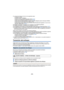 Page 43- 43 -
≥La Ayuda de enfoque se borra en los siguientes casos:
jSi apaga la unidad
j Si pulsa el botón THUMBNAIL
j Cuando se cambia el ajuste de [ASIST. ENF.] ( l40)
j Cuando se ha habilitado el detalle EVF/LCD. ( l40)
j
Cuando usted pone este dispositivo en el Modo Automático Inteligente usando el interruptor iA/MANU.j Cuando pone el interruptor FOCUS A/M/ ¶ en [A]
j Cuando pulsa el botón USER al que [TRANS. DE ENFOQUE] está registrado o toca el icono 
del botón USER relativo ( l61)
≥ El display...