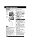 Page 2424For assistance,  please call :  1-800-211-PANA(7262) or send e-mail to : consumerproducts@panasonic.com
Special Effect Features
SPORTS mode
The recorded images will not be so blurred
when they are viewed later using slow or
still picture playback.
 When playing back a sports mode
  recording, the movement may appear
  slightly jerky.
Do not use this mode when recording
under fluorescent, mercury, or sodium
lighting. These types of lights will affect
the color and brightness of the images.
A...