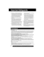 Page 44For assistance,  please call :  1-800-211-PANA(7262) or send e-mail to : consumerproducts@panasonic.com
15. Power Lines — An outside antenna system should
not be located in the vicinity of overhead power lines
or other electric light or power circuits, or where it can
fall into such power lines or circuits. When installing
an outside antenna system, extreme care should be
taken to keep from touching such power lines or
circuits as contact with them might be fatal.
16. Overloading — Do not overload wall...