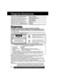 Page 22For assistance,  please call :  1-800-211-PANA(7262) or send e-mail to : consumerproducts@panasonic.com
Things You Should Know
Date of Purchase
Dealer Purchased From
Dealer Address
Dealer Phone No.
Model No.
Serial No.
Thank you for choosing Panasonic!
You have purchased one of the most
sophisticated and reliable products on the
market today. Used properly, we’re sure it
will bring you and your family years of
enjoyment. Please take time to fill in the
information below. The serial number is on
the tag...