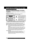 Page 104104For assistance,  please call :  1-800-211-PANA(7262) or send e-mail to : consumerproducts@panasonic.com
Spanish Quick Use Guide/Guía Para Uso Rápido
Este símbolo tiene por finalidad alertar al
usuario acerca de la presencia de tensión
sin aislación en el interior del producto, que
puede tener la intensidad suficiente como
para causar descargas eléctricas. Por lo
tanto, hacer contacto con cualquier pieza
en el interior de la unidad es peligroso.
Este símbolo tiene por finalidad alertar al
usuario de la...