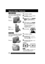 Page 2424For assistance,  please call :  1-800-211-PANA(7262) or send e-mail to : consumerproducts@panasonic.com
CINEMA Mode
1Set POWER to CAMERA.
2Press MENU to display the CAMERA
FUNCTIONS menu screen.
3Rotate JOG KEY to select CAMERA
 SETUP , then press JOG KEY to
display the CAMERA SETUP menu
screen.
4Rotate JOG KEY to select CINEMA ,
and then press JOG KEY to select
ON.
A black strip will appear at the top
and bottom of the picture.
Press MENU to exit.
“CINEMA” will appear on the screen.
5Start...