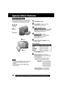 Page 3838For assistance,  please call :  1-800-211-PANA(7262) or send e-mail to : consumerproducts@panasonic.com
Strobe Multi Mode
A Multi Image Playback screen cannot be
output from the DV terminal or USB
terminal.
A Multi screen will have slightly lower
image quality.
Note
In Strobe Multi Mode, you can select the
rate at which a succession of still screens
are captured from the playback picture.
3, 4, 5JOG KEY
1POWER
6PLAY
6MULTI
Special Effect Features
2MENU
1Set POWER to VCR.
2Press MENU to display the...