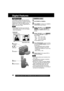 Page 4040For assistance,  please call :  1-800-211-PANA(7262) or send e-mail to : consumerproducts@panasonic.com
CAMERA mode
Zoom Out (“W”) Zoom In (“T”)
5POWER
    ZOOM
D.ZOOM
The normal optical zoom functions from
1X to 10X.
As magnification increases, resolution
significantly decreases.
Because the image is enlarged digitally,
the picture may become distorted when
higher magnification levels are used.
When the level falls below 10X, the
normal zooming function will resume.
Focus distance becomes 1.2 m...