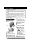 Page 5050For assistance,  please call :  1-800-211-PANA(7262) or send e-mail to : consumerproducts@panasonic.com
1Repeat steps 1 and 2 on page 49.
2Set POWER to VCR.
3Press  (PLAY) to start playback of
the cassette tape. And then, press
 (PAUSE) to select an image.
4Press PHOTOSHOT to record the
desired image to the Memory Card.
When PHOTOSHOT is pressed in
PLAY or SLOW mode, the screen
goes to STILL mode.
To playback the images of the
Memory Card, see page 51.
When Variable Speed Search is
done (p. 35),...