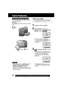 Page 5454For assistance,  please call :  1-800-211-PANA(7262) or send e-mail to : consumerproducts@panasonic.com
Card Features
1Do steps 1 and 2 on page 52.
2Press  (M-DEL) to display the
DELETE menu, then rotate and press
JOG KEY to select FORMAT .
The screen below is displayed.
To cancel format, press 
 (M-STOP)
or rotate and press JOG KEY to
select NO.
3Rotate and press JOG KEY to select
 YES .
“PLEASE WAIT” is displayed on the
screen as all image data is deleted
from Memory Card. Deletion is
complete...