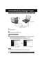 Page 6060For assistance,  please call :  1-800-211-PANA(7262) or send e-mail to : consumerproducts@panasonic.com
PHOTOVU/MPEG4 Movie Messenger™ System
3
2
USB TerminalUSB Terminal
1Turn on your PC.
2Set the Palmcorder POWER to VCR.
3Connect the Palmcorder to your PC (Windows) using the USB Cable (supplied).
“CAPTURE” appears in the EVF or the LCD monitor.
The “Found New Hardware Wizard” screen of Windows is displayed.
Follow the instructions as they appear on your PC screen.
USB Cable (supplied)
Connection...