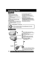 Page 1212For assistance,  please call :  1-800-211-PANA(7262) or send e-mail to : consumerproducts@panasonic.com
1Slide the Battery downward while
sliding the BATT RELEASE to remove
the Battery Pack. (p. 11)
2Insert the DC Cable into the DC IN
Terminal.
3Connect the other end of the DC
Cable to the AC Adaptor as shown.
4Plug in the AC Adaptor.
The POWER Lamp on the AC
Adaptor lights up.
When not in use, unplug the AC Adaptor
from the AC outlet. (AC Adaptor consumes
1 W of electric power when plugged into
an...