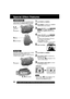 Page 2020For assistance,  please call :  1-800-211-PANA(7262) or send e-mail to : consumerproducts@panasonic.com
CINEMA Mode
1Set POWER to CAMERA.
2Press MENU to display the CAMERA
FUNCTIONS menu screen.
3Rotate JOG KEY to select CAMERA
 SETUP , then press JOG KEY to
display the CAMERA SETUP menu
screen.
4Rotate JOG KEY to select CINEMA ,
and then press JOG KEY to select
ON.
A black strip will appear at the top
and bottom of the picture.
Press MENU to exit.
“CINEMA” will appear on the screen.
5Start...