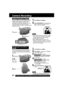 Page 2020For assistance,  please call :  1-800-211-PANA(7262) or send e-mail to : consumerproducts@panasonic.com
Camera Recording
1Set POWER to CAMERA.
2Press MENU to display the CAMERA
mode menu screen.
3Rotate JOG KEY to select
 D.FUNCTION , and press JOG KEY
to display the CAMERA FUNCTION
menu screen.
4Rotate JOG KEY to select
 PROGRESSIVE , and press JOG
KEY to select ON or OFF.
Press MENU twice to exit.
“P” will appear in the EVF or the
LCD monitor.
5Press PHOTOSHOT in Record/Pause
mode. Use this feature...