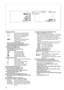 Page 5858
12) Recording Mode
≥AUTO: This appears when Mode Selector 
Switch is set to [AUTO]. (l20)
≥MNL: This appears when Mode Selector 
Switch is set to [MANUAL]. 
(l23, 24, 26)
≥: This appears when Mode Selector 
Switch is set to [AE LOCK]. 
(l23, 24, 26)
Optical Image Stabilizer [EIS] (l22)
Audio Dubbing Input Display [MIC/AV IN] (l35)
Audio Recording Mode [12bit/16bit] (l35)
13) Manual Focus [MF] (l24)
Backlight Mode [ª] (l23)
Low Light Shot [4
CARD] (l36, 63)
Program AE Mode
≥5: Sports Mode (l23)
≥7:...