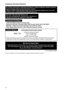 Page 7676
Customer Services Directory
Service in Canada: As per sevicenter listed in Canadian warranty information on page 77.
For Product Information, Operating Assistance, Literature Request, Dealer Locations, 
and all Customer Service inquiries please contact:
1-800-211-PANA (7262), Monday-Friday 9 am-9 pm; Saturday-Sunday 9 am-7 pm, EST.
or send e-mail : consumerproducts@panasonic.com       
Service in Puerto Rico
Matsushita Electric of Puerto Rico, Inc. Panasonic Sales Company/ Factory Servicenter:
Ave. 65...