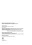 Page 84LSQT0513B
F0102Nm0 (1000A)
Panasonic Consumer Electronics Company, 
Division of Matsushita Electric Corporation of America
Division of Matsushita Electric Corporation of America       Executive Office:
One Panasonic Way, Secaucus, NJ 07094 
(201) 348-7000 
Panasonic Company East: 6749 Baymeadow Drive, Glen Burnie, MD 21060
Panasonic Company Central: 1707 North Randall Road, Elgin, IL 60123
Panasonic Company West: 6550 Katella Avenue, Cypress, CA 90630
Panasonic Sales Company (“PSC”)
Division of...