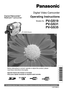 Page 1Before attempting to connect, operate or adjust this product, please 
read these instructions thoroughly.
LSQT0886 A
PV-GS19
PV-GS31
PV-GS35
Digital Video Camcorder
Operating Instructions
Models No.
Spanish Quick Use Guide is included.
Guía para rápida consulta en español está incluida.
For assistance, please call : 1-800-211-PANA(7262) or, contact us via the web at: http://www.panasonic.com/contactinfo
(PV-GS35 Shown) 