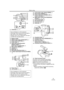 Page 13Before using
13LSQT0862
(14)Viewfinder -16-,-77-
(15)
Battery holder(16)Battery eject button [PUSH BATT] -17-
(17)Power switch [OFF/ON] -20-
(18)Power lamp -20-
(19)Quick start recording button 
[QUICK START] -32-Quick start recording lamp -32-
(20)Menu button [MENU] -22-
(21)Joystick -20-
(22)Mode dial -20-
(23)Recording start/stop button -28-
(24)S-Video input/output terminal [S-VIDEO]-43-
(25)
Focus ring -39-
(26)LCD monitor -15-,-77- 
(27)LCD monitor open release [OPEN] -15-
(28)Reset button [RESET]...