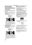 Page 42Playback mode
42LSQT0862
Slow-motion playback/
frame-by-frame playback
≥Set to Tape Playback Mode. (Slow-motion 
playback can only be performed by using 
the remote control.) 
Slow-motion playback
If the image is recorded in the SP mode, then it 
will be played back at a speed approx. 1/5 the 
normal speed.
If the image is recorded in the LP mode, then it 
will be played back at a speed approx. 1/3 the 
normal speed.
1Press the [E] button or the [D] button on 
the remote control.
≥If the slow-motion...