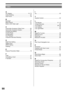 Page 9090
Index
AAC Adaptor ............................................... 15, 73
Audio Dubbing ................................................ 53
Auto Focus ..................................................... 79
BBacklight ......................................................... 37
Blank Search .................................................. 31
Built-in LED Video Light ................................. 33
CCamcorder Accessory Order Form................. 82
Camcorder Accessory System...