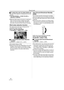 Page 36Record mode
36LSQT1091
ªTo select the color for fade in/fade outThe color which appears in fading pictures can be 
selected.
1Set [ADVANCED] >> [FADE COLOR] >> 
[BLACK] or [WHITE].
≥While the fade in/fade out function is selected, it 
takes several seconds to display the image 
when you start recording images. Besides, it 
also takes several seconds to pause recording.
Wind noise reduction function
This reduces the wind noise coming into the 
microphone when recording.
≥Set to Tape Recording Mode.
1Set...