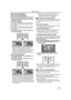 Page 43Playback mode
43LSQT1091
Slow-motion playback/
frame-by-frame playback
≥Set to Tape Playback Mode. (Slow-motion 
playback can only be performed by using 
the remote control.)
Slow-motion playback
If the image is recorded in the SP mode, then it 
will be played back at a speed approx.1/5 the 
normal speed.
If the image is recorded in the LP mode, then it 
will be played back at a speed approx.1/3 the 
normal speed.
1Press the [E] button or the [D] button on 
the remote control.
≥If the slow-motion...