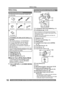 Page 1010For assistance, please call : 1-800-211-PANA(7262) or, contact us via the web at: http://www.panasonic.com/contactinfo
Before Using
1310
11
12
14
15
Standard Accessories
The followings are the accessories supplied with 
the Camcorder.
1)  AC Adaptor, DC Cable and AC Cable (p. 11)
1)
2) 3) 4)
5)
K2GJ2DC00011
K2KC4CB00020 LSFC0018
2)  Battery Pack (p. 12)
3)  AV Cable (pp. 36, 37)
4)  Shoulder Strap (p. 13)
5)  Mini DV Tape (60 min.) (p. 14)CAUTION:
This unit will operate on 110/120/220/240 V 
AC. An AC...