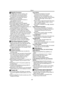 Page 49Others
-49-
ªMagicPix Functions≥In a bright place, such as outdoors, the 
recorded picture may become whitish.
≥In a dark place, the recorded picture is 
presented in a time-lapse-like manner.
≥Adjust the Focus manually.
≥The Progressive Photoshot Function is 
automatically turned off.
≥White Balance cannot be set.
≥The shutter speed cannot be adjusted.
≥The Image Stabilizer, Program AE or Digital 
Effect Modes in [EFFECT1] cannot be set.
≥When recording with the MagicPix Function, it is 
recommended...