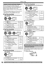 Page 1616For assistance, please call : 1-800-211-PANA(7262) or, contact us via the web at: http://www.panasonic.com/contactinfo
Before Using
Joystick Control and Screen Display
Press the center of the Joystick Control, and 
One-Touch Navigation icon will be displayed on the 
lower right of the screen. Each press switches the 
display as follows depending on the mode. 
Move the Joystick Control [▲, ▼, ◄, or ►] to select 
an item.
•  In the Tape Playback Mode or the Picture Playback 
Mode, the One-Touch...