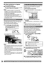 Page 3030For assistance, please call : 1-800-211-PANA(7262) or, contact us via the web at: http://www.panasonic.com/contactinfo
  Digital Zoom Function
This function is useful when you want to record 
close-up shots of subjects located beyond a 
normal zoom range of 1× to 30× magnification. 
With the Digital Zoom Function, you can select a 
magnification from 50× up to 1000×.
•  Set to Tape Recording Mode.
1 Set [  ADVANCED] >> [  D.ZOOM] >> 
[50×] or [1000×].
OFFOptical zoom only (Up to 30×)
50×Digital zooming...