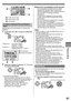 Page 41Playback Mode
41
703-0809
12:34:56AM
JAN  2 2006      NO.  11
1Folder File Number
2Picture Size (p. 56)
3File Number
12
3
1  Push the [–  / VOL +] Lever to switch the 
images.
To Select a Desired File and Playing 
Back
Multiple files on the card (6 files on 1 screen) are 
displayed.
Towards [+] : Full-screen display
(Displays 1 image.)
Towards [–] : Multi-screen display
(Displays 6 files on 1 screen.)
NO.5     100-0012
1File Number
2Folder File Number
12
2  Move the Joystick Control [▲, ▼, ◄, or ►] 
to...