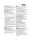 Page 8585 ªCamera Search 
(l 28)
≥In Camera Search Mode, images may contain 
mosaic-like noise patterns. This is a phenomenon 
that is characteristic of digital video and not a 
malfunction.
≥If the recording speed Modes (SP/LP) of previous 
recording and new recording are different, 
playback images may be distorted.
ªQuick Start (l 29)
≥During the Quick Start Standby Mode, a minute 
amount of electricity is consumed.
≥This Function is not activated in the following 
cases even if the Quick Start Recording...