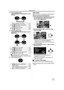 Page 23Before using
23LSQT0974
4) Card recording mode
([AUTO/MANUAL/FOCUS] switch is set to 
[AUTO]) 
5) Card recording mode
([AUTO/MANUAL/FOCUS] switch is set to 
[MANUAL]) 
≥1 is displayed only when the ([AUTO/
MANUAL/FOCUS] switch is set to [FOCUS]).
6) Card playback modeHelp mode
Select an icon for an explanation of the function.
≥Set to Tape/Card Recording Mode.
1Press the joystick to display the icon during 
the recording pause. Move the joystick 
down until icon 1 appears.
2Move the joystick right to...